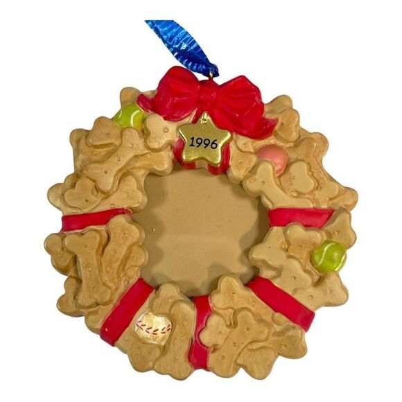 1996 Hallmark Keepsake Ornament Christmas Special Dog Photo Holder Pet Gift - Picture 2 of 10